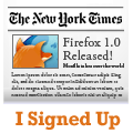 Firefox New York Times: I Signed Up